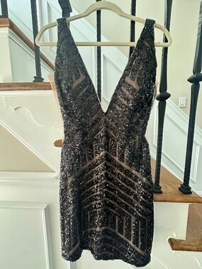 Jovani Cocktail Sequence Dress